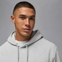 Nike Jordan Flight Fleece чоловічі Pullover Толстовка з капюшоном колір сірий