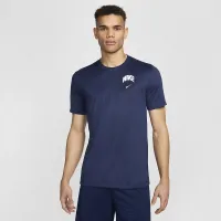 Nike мужские Dri-FIT баскетбольные футболка синий