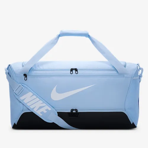 Nike Brasilia 9.5 тренувальні Duffel сумка (Medium, 60L) блакитний