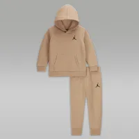 Nike Jordan MJ Essentials Fleece Pullover набор Baby 2-Piece Толстовка с капюшоном набор цвет коричневый