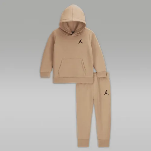 Nike Jordan MJ Essentials Fleece Pullover набор Baby 2-Piece Толстовка с капюшоном набор цвет коричневый