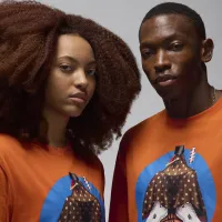 Nike Jordan Artist Series by Darien Birks мужские футболка Orange