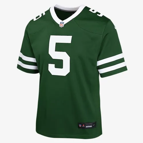 Garrett Wilson New York Jets Big детские Nike NFL Game Jersey цвет зеленый