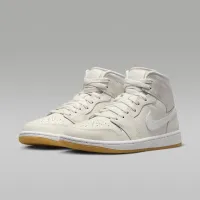 Nike Air Jordan 1 Mid женская Кроссовки цвет серый