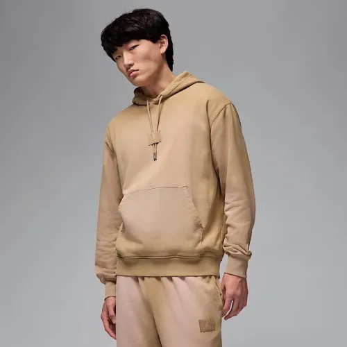 Nike Jordan Flight Fleece чоловічі Pullover Толстовка з капюшоном колір коричневий