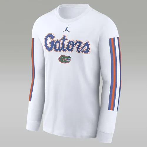 Florida Gators Local Spirit Slogan чоловічі Nike College Long-Sleeve футболка колір білий