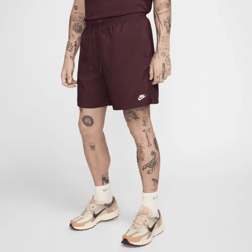Nike Club чоловічі Woven Flow шорти колір червоний