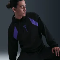 Nike FC Barcelona Away Kobe Therma-FIT Soccer Pullover Толстовка с капюшоном цвет черный