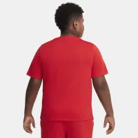 Nike Dri-FIT Icon Big дитячі (для хлопчиків) Graphic тренувальні Top (Extended Size) колір червоний