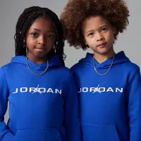 Nike Jordan Little дитячі 2-Piece Baseline Pullover Толстовка з капюшоном комплект блакитний