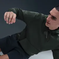 Chelsea FC Club мужские Nike Soccer Pullover Толстовка с капюшоном цвет зеленый