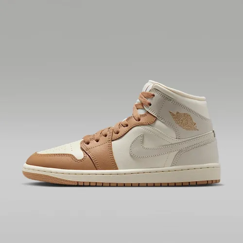 Nike Air Jordan 1 Mid жіноча Кросівки колір коричневий