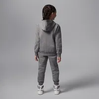 Nike Jordan Brooklyn Fleece Little детские 2-Piece Full-Zip Толстовка с капюшоном набор цвет серый