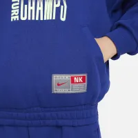 Nike Culture of баскетбольні Big дитячі Pullover Fleece Толстовка з капюшоном блакитний