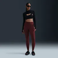 Nike Zenvy жіноча Gentle-Support З високою талією 7/8 лосіни колір червоний