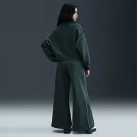Nike Sportswear Phoenix Fleece женская Wide-Leg Sweatpants цвет зеленый