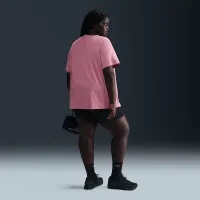 Nike Sportswear Essential жіноча футболка (великі розміри) Pink