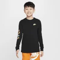 Nike Sportswear Big дитячі Long-Sleeve футболка колір чорний