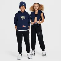 Nike Culture of баскетбольні Big дитячі Fleece баскетбольні Pants колір чорний