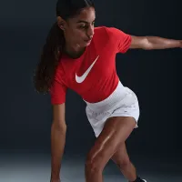 Nike жіноча Dri-FIT Graphic футболка колір червоний