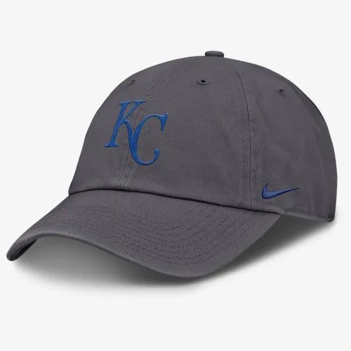 Kansas City Royals Club мужские Nike MLB Adjustable Hat цвет серый