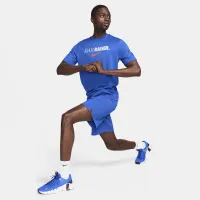 Nike Dri-FIT чоловічі Fitness футболка блакитний