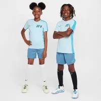 Nike Kylian Mbappé Big дитячі Dri-FIT Academy Soccer Top блакитний