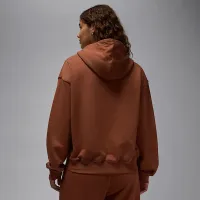 Nike Jordan Sport Crossover жіноча Dri-FIT Fleece Толстовка з капюшоном колір коричневий