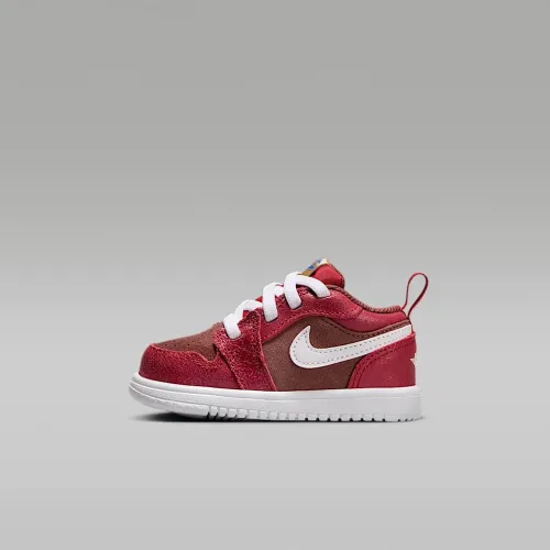 Nike Jordan 1 Low Alt SE Baby/Toddler Кросівки колір коричневий