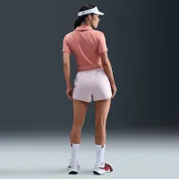 NikeCourt Heritage жіноча Short-Sleeve Cropped Tennis Polo Pink