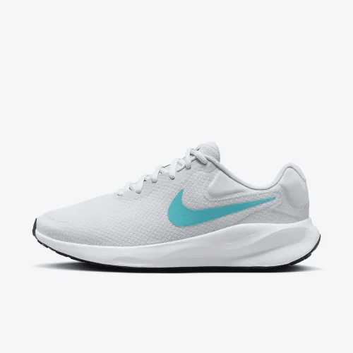 Nike Revolution 7 женская Road Running Кроссовки (Extra Wide) цвет серый
