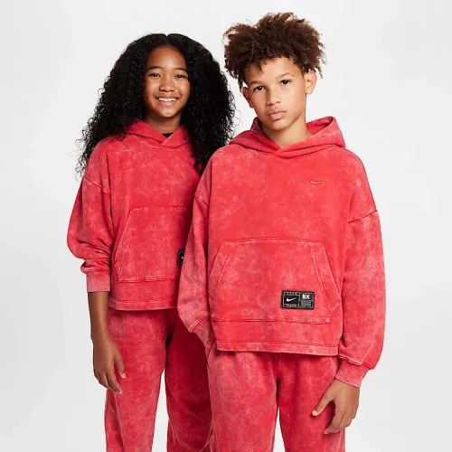 Nike Culture Of баскетбольні Big дитячі Fleece Pullover Толстовка з капюшоном колір червоний