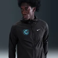 Nike Impossibly Light чоловічі Hooded Running Куртка колір чорний