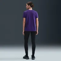 Nike Dri-FIT женская футболка цвет фиолетовый