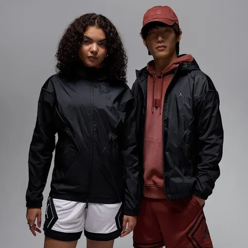 Nike Jordan Brooklyn мужские Hooded Draft Куртка цвет черный