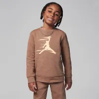 Nike Jordan MJ Flight MVP Little детские 2-Piece Fleece Crew набор цвет коричневый