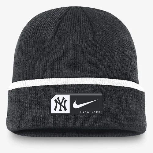New York Yankees Terra мужские Nike MLB Cuffed Beanie синий