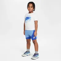 Nike Sportswear Little детские On the Move French Terry шорты синий