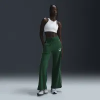 Nike Sportswear Phoenix Fleece жіноча Wide-Leg Pants колір зелений