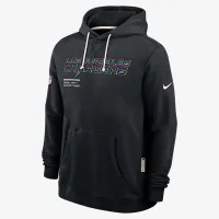 Los Angeles Chargers Crucial Catch Sideline чоловічі Nike Dri-FIT NFL Pullover Толстовка з капюшоном колір чорний