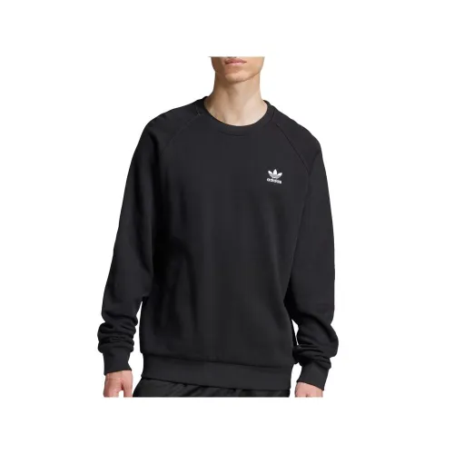 Кофта/футболка adidas Trefoil Essentials Crewneck JD2412 -  Черная