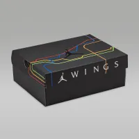 Nike Air Jordan 1 Mid Wings Big детские Кроссовки цвет серый