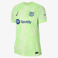 FC Barcelona 2024/25 Stadium Third женская Nike Dri-FIT Soccer Replica Jersey Yellow