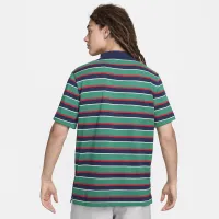 Nike Club чоловічі Striped Polo блакитний