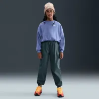 Nike Sportswear Club Fleece Girls' Boxy Crew-Neck свитшот синий