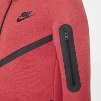 Nike Sportswear Tech Fleece Big дитячі Full-Zip Толстовка з капюшоном колір червоний