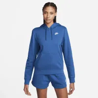 Nike Sportswear Club Fleece женская Pullover Толстовка с капюшоном синий