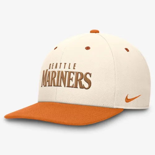 Seattle Mariners Pro Dunk чоловічі Nike Dri-FIT MLB Adjustable Hat колір коричневий