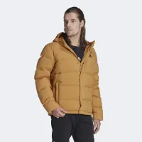 Куртка adidas Helionic Hooded Down HG8748 - коричнева