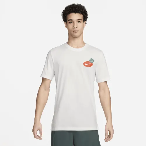 Nike чоловічі Dri-FIT Fitness футболка колір білий